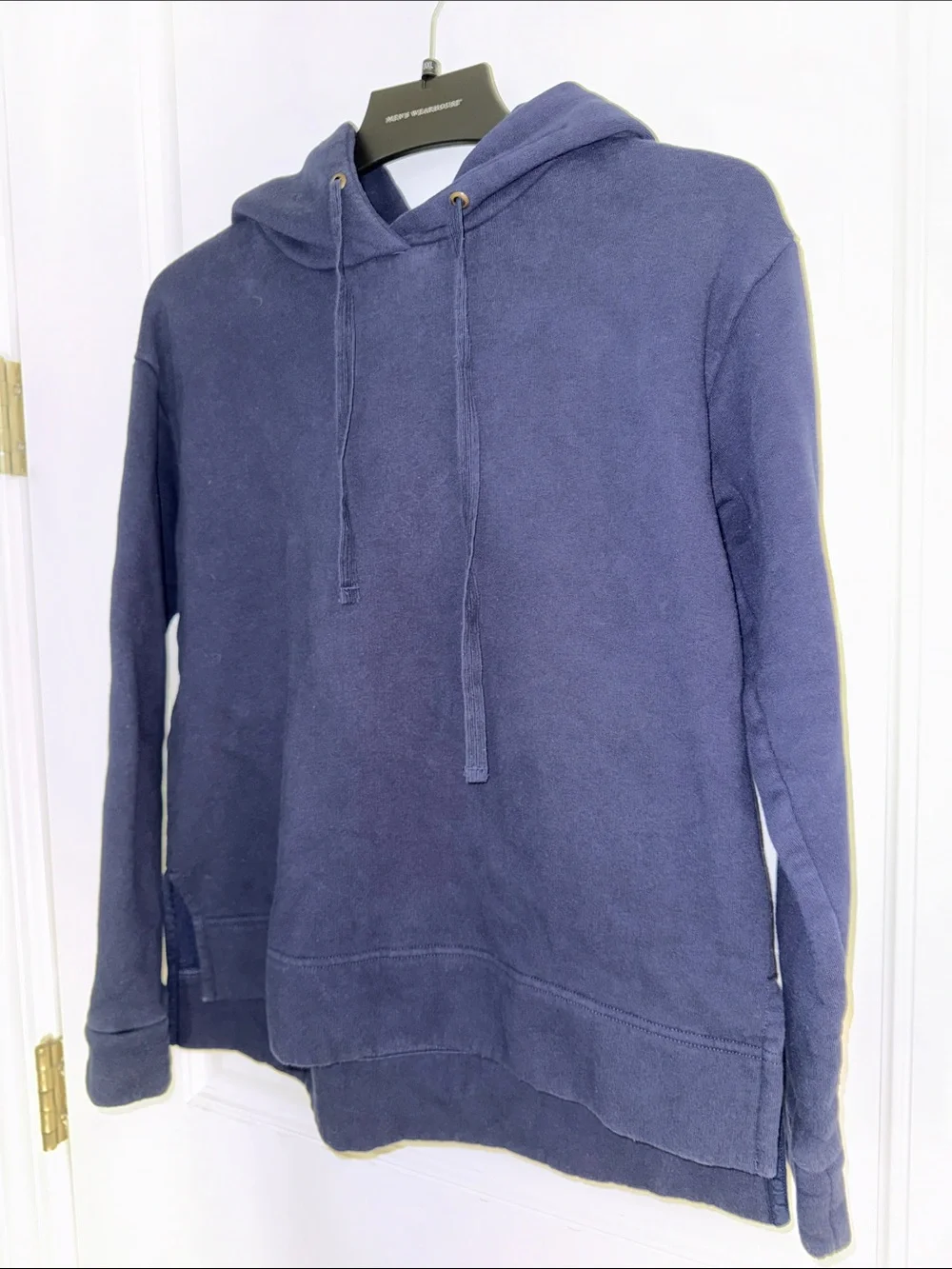J. Crew WoMen's Navy Hooded Pullover Sweatshirt size X Small